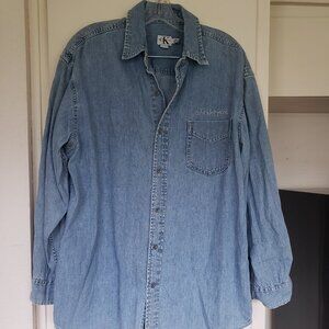 Calvin Klein Denim Shirt Size L